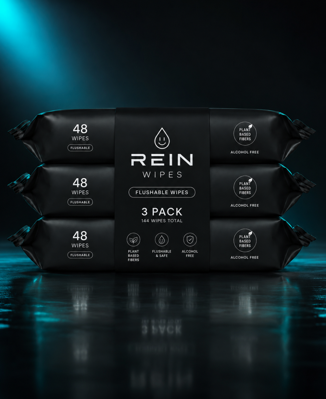 REIN premium wet wipes pack